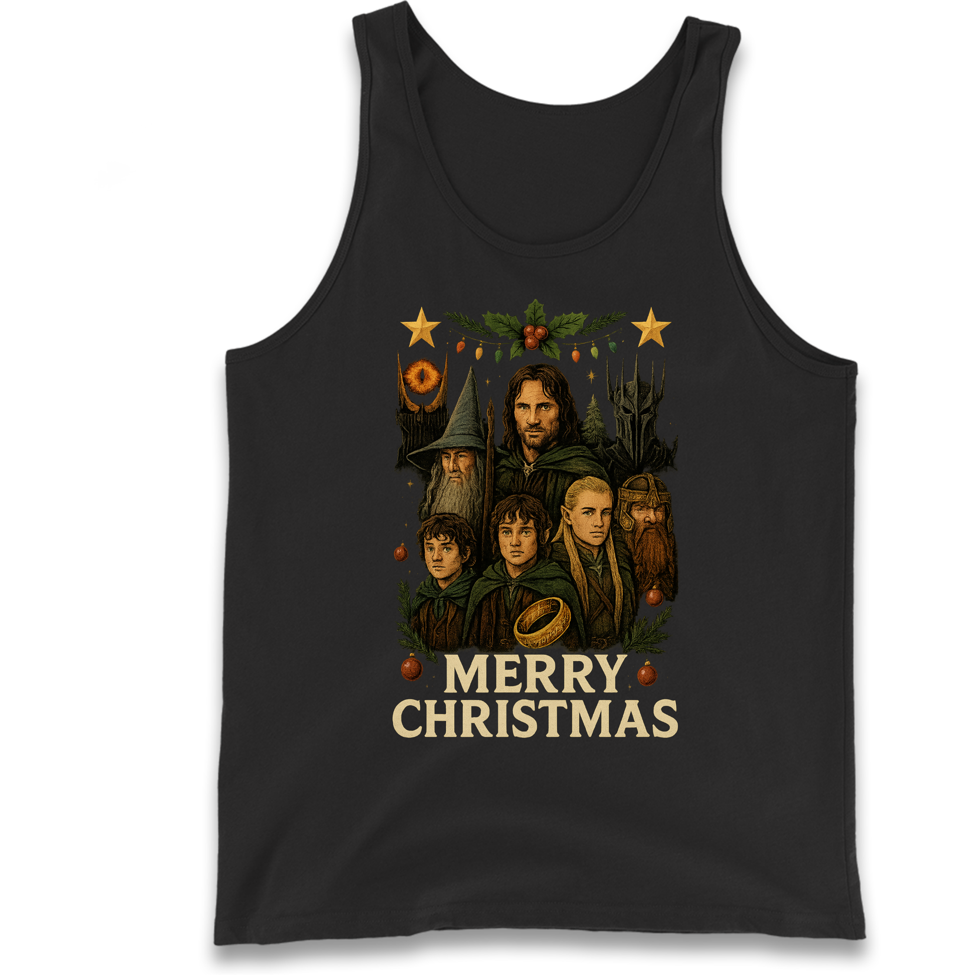 Lord of The Rings Christmas Tank Top