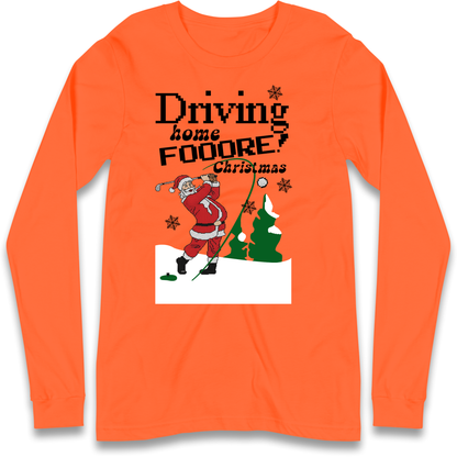 Christmas Golf Longsleeve T-Shirt