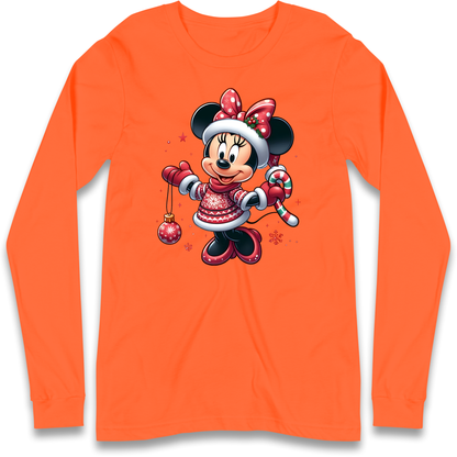 Mini Mouse Christmas Longsleeve T Shirt