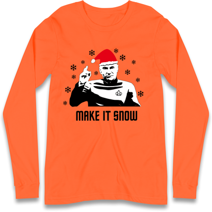 Make It Snow Longsleeve T Shirt