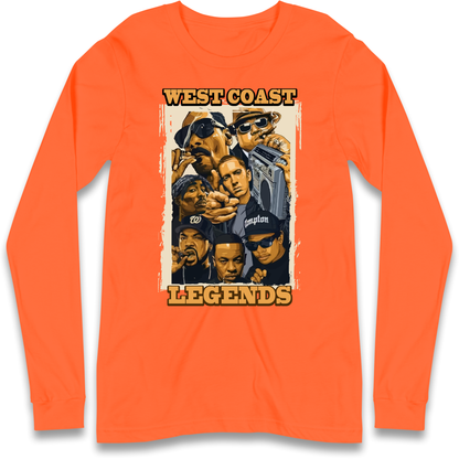 West Coast Legends Rappers Longsleeve T Shirt