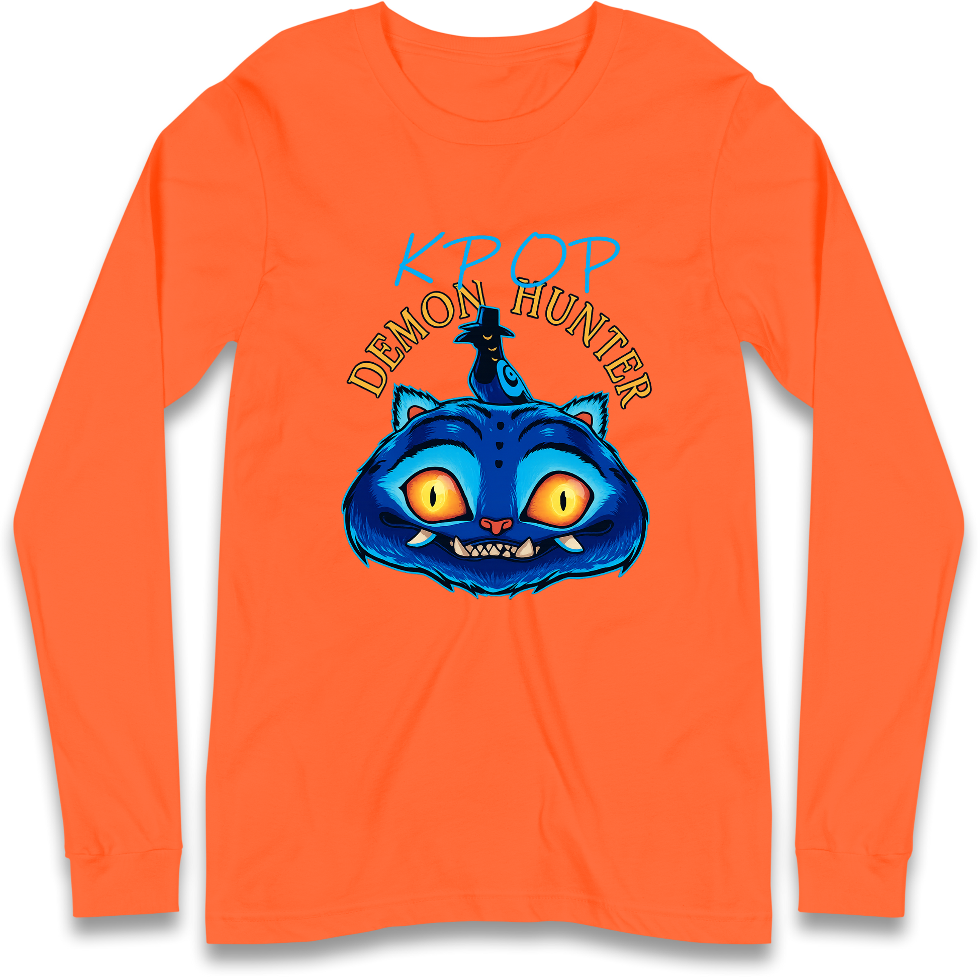 Kpop Demon Hunter Derpy Tiger Longsleeve T Shirt