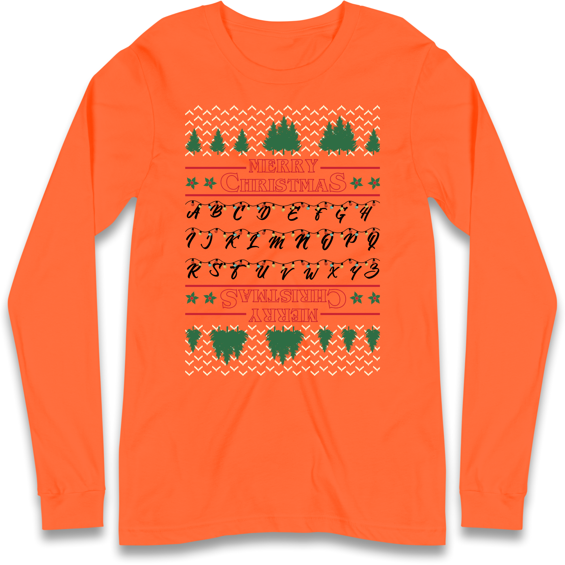 stranger things christmas jumper Longsleeve T Shirt