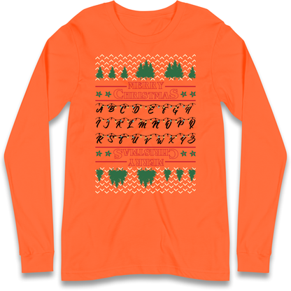 stranger things christmas jumper Longsleeve T Shirt