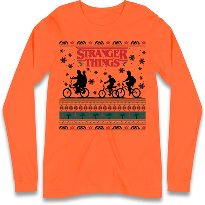 Stranger Things Christmas Longsleeve T Shirt