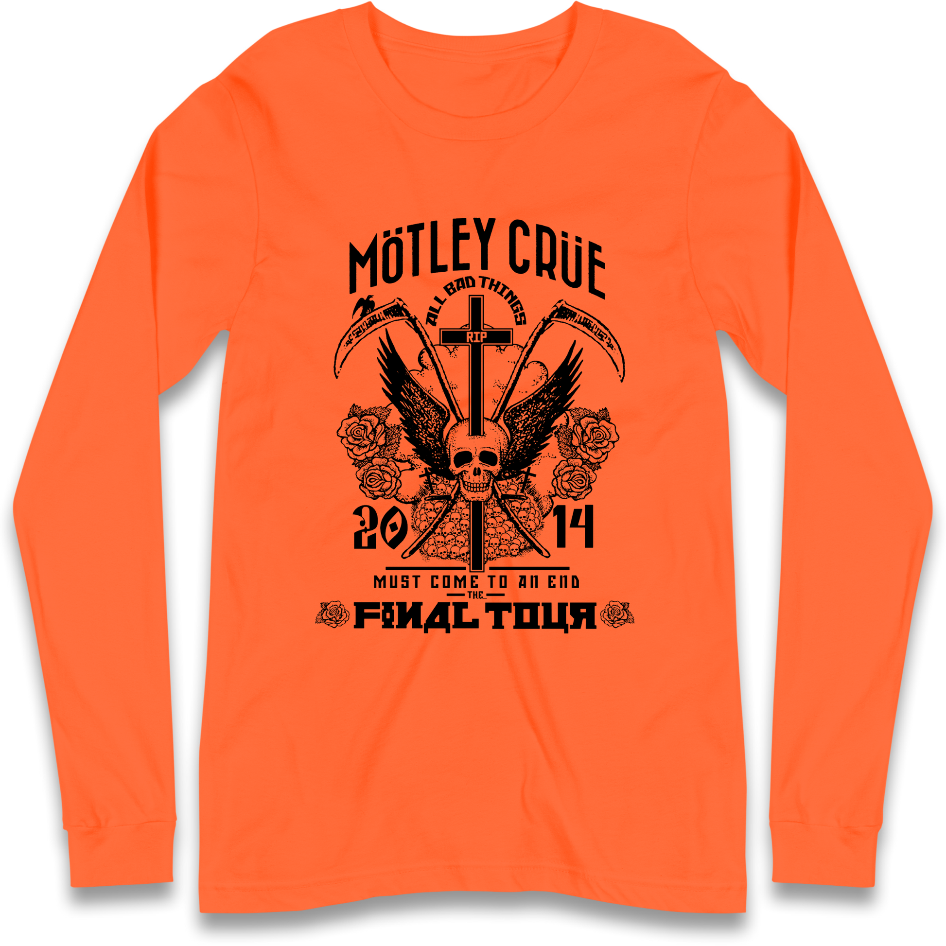 Motley Crue All Bad Things Longsleeve T Shirt