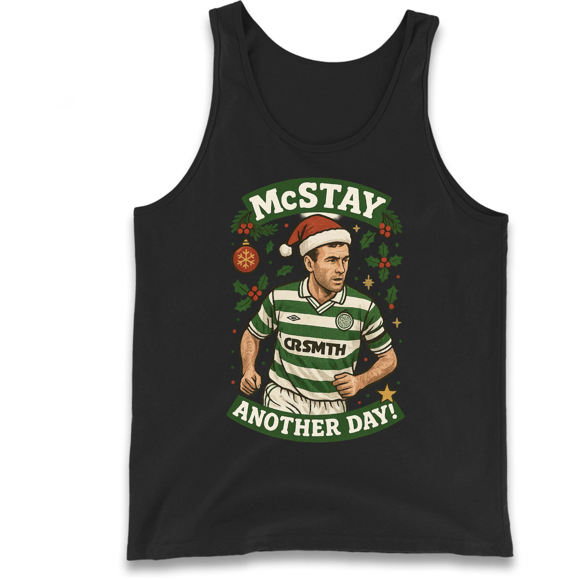 Paul McStay Celtic Christmas Tank Top