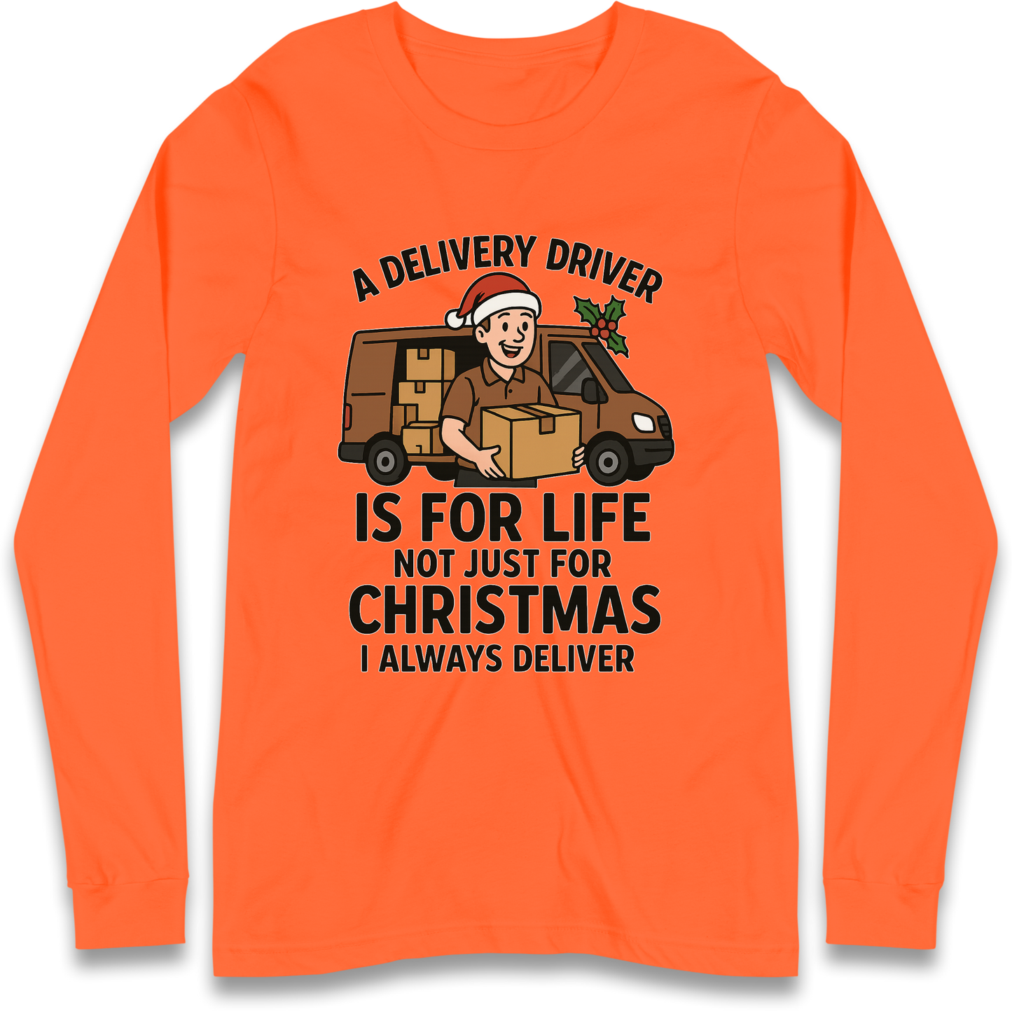 Delivery Driver Christmas Longsleeve T Shirt