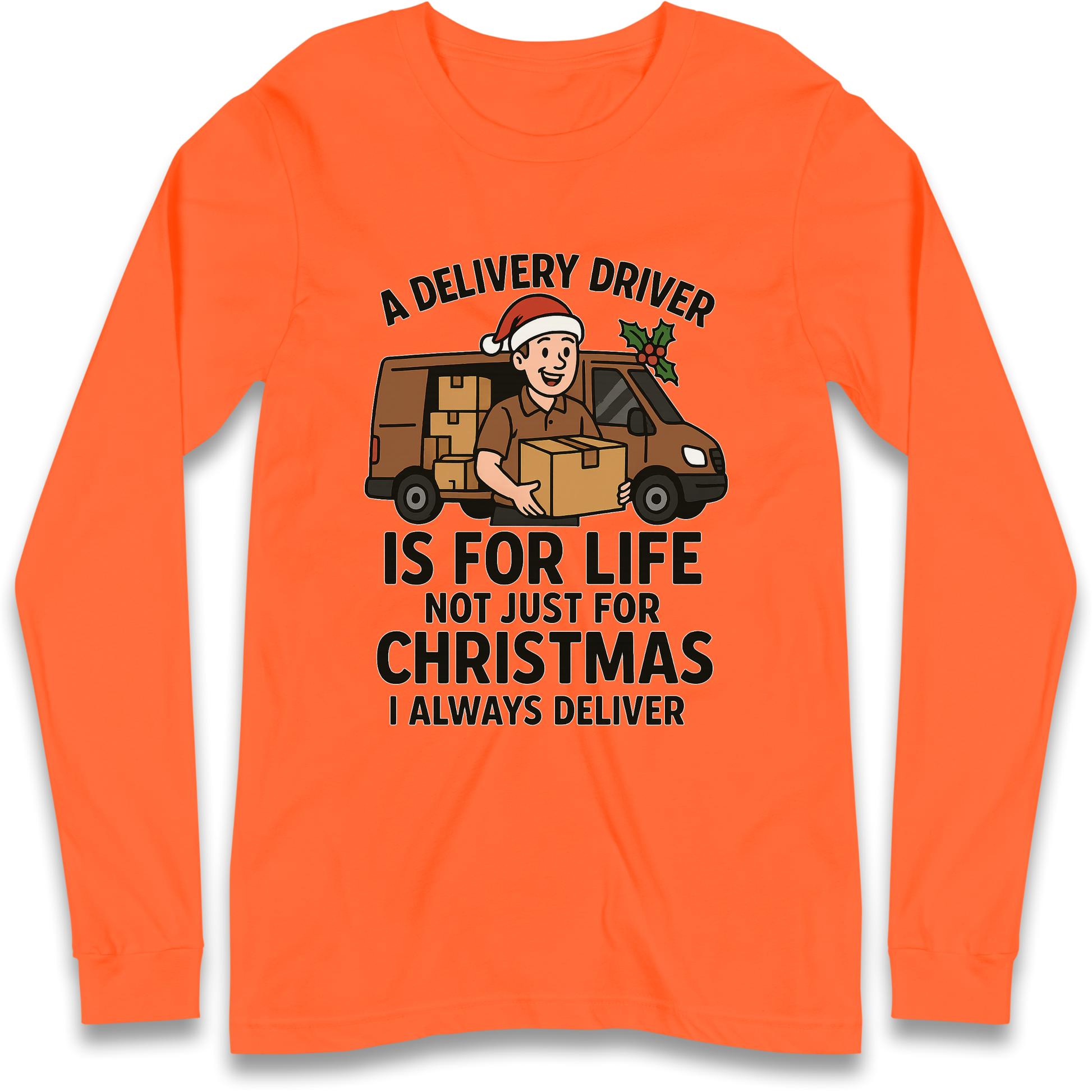 Delivery Driver Christmas Longsleeve T Shirt