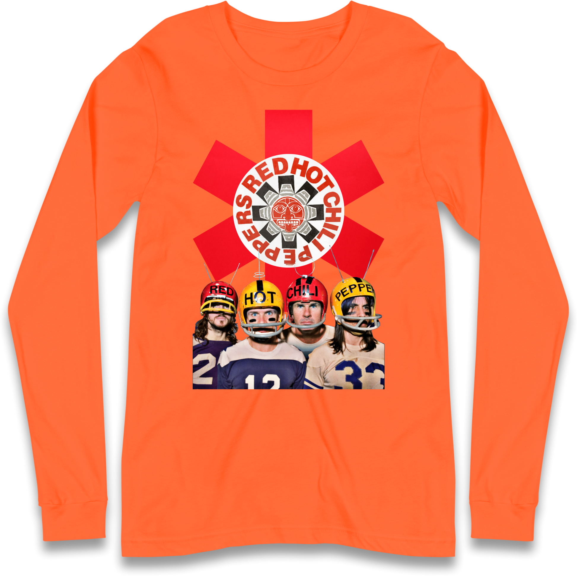 Red Hot Chilli Peppers American Football Longsleeve T Shirt