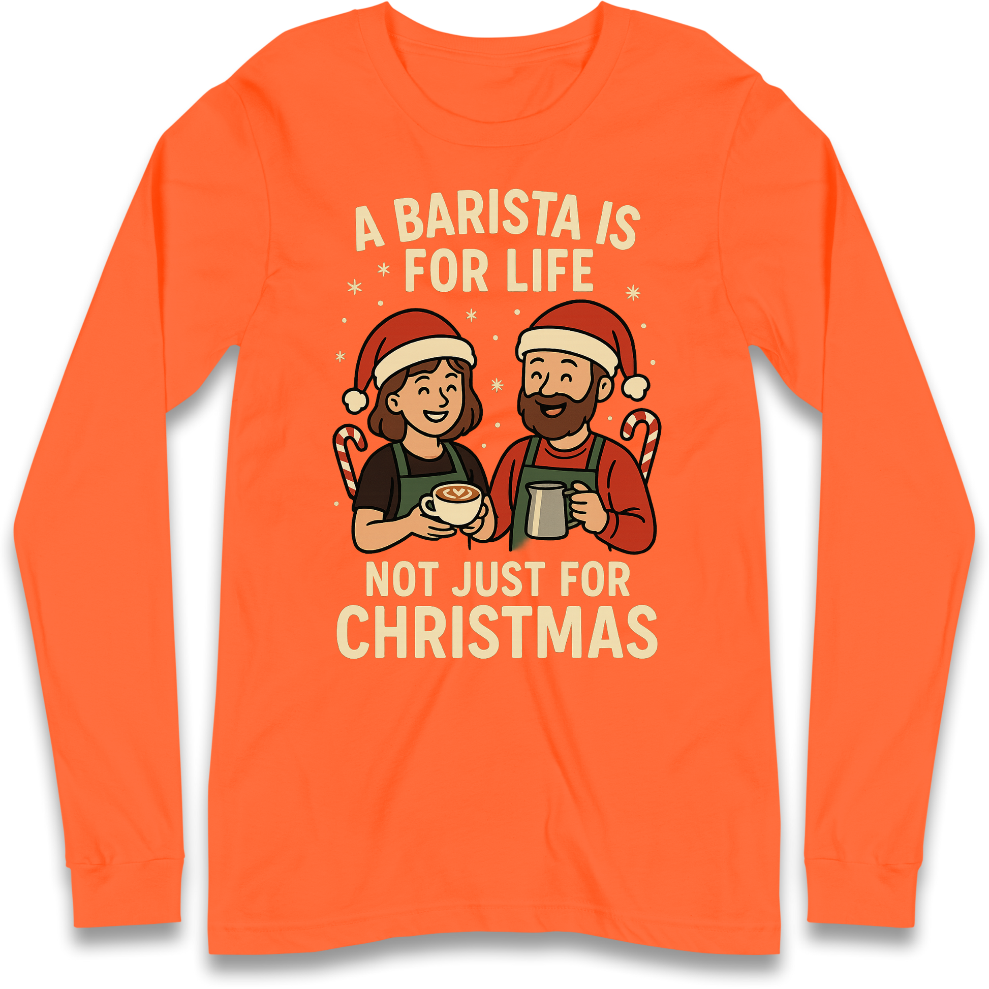 Barista Christmas Longsleeve T Shirt