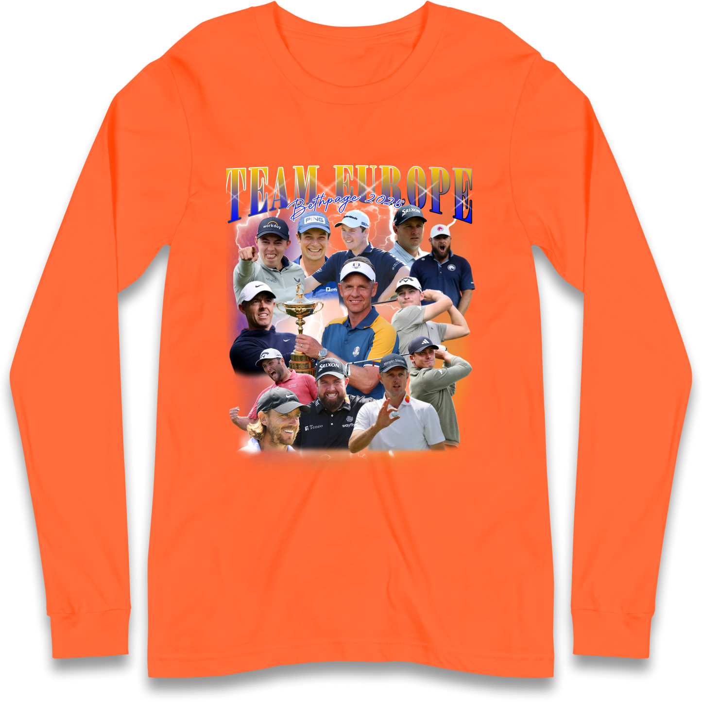 Ryder Cup 2025 Team Europe Longsleeve T Shirt