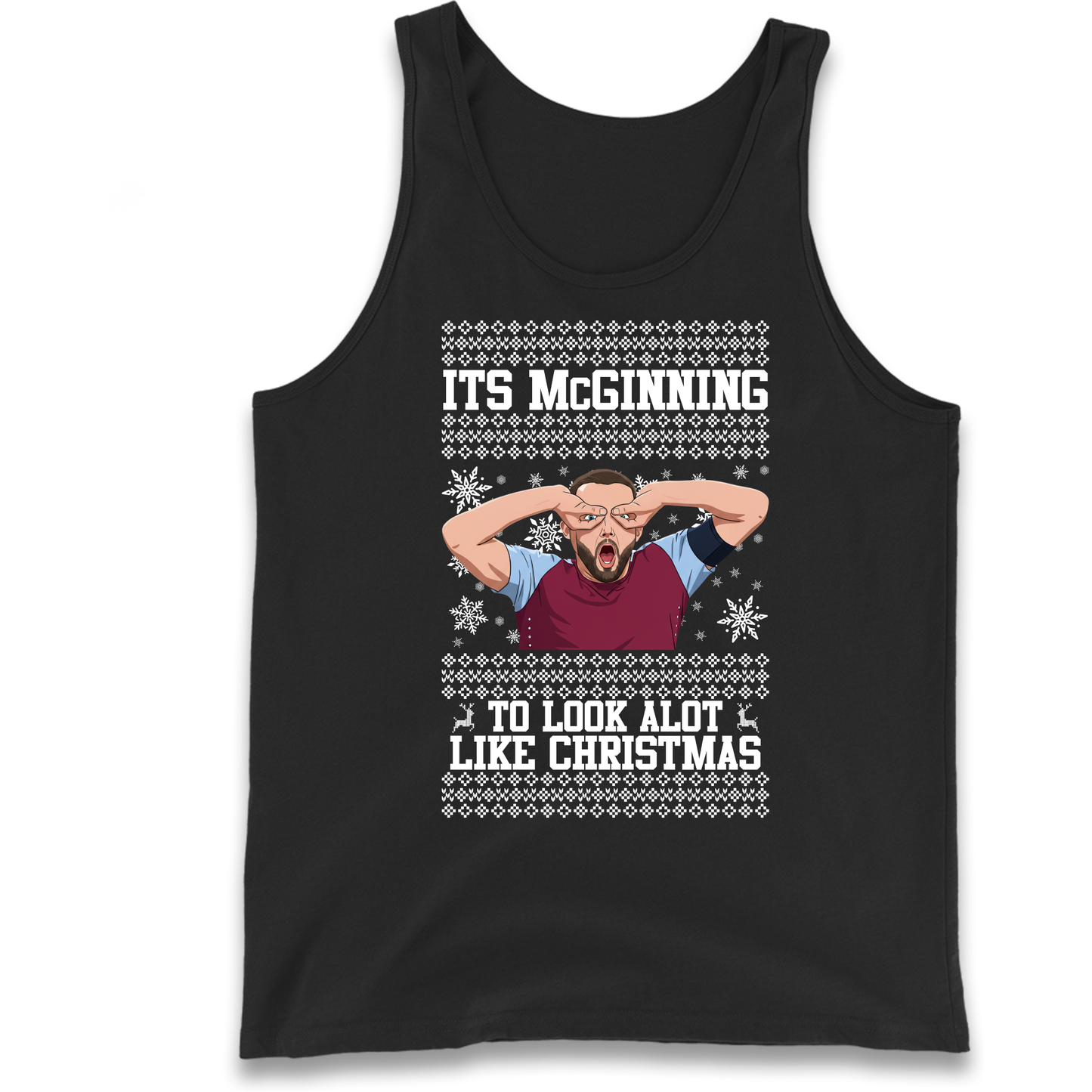 John McGinn Christmas Tank Top