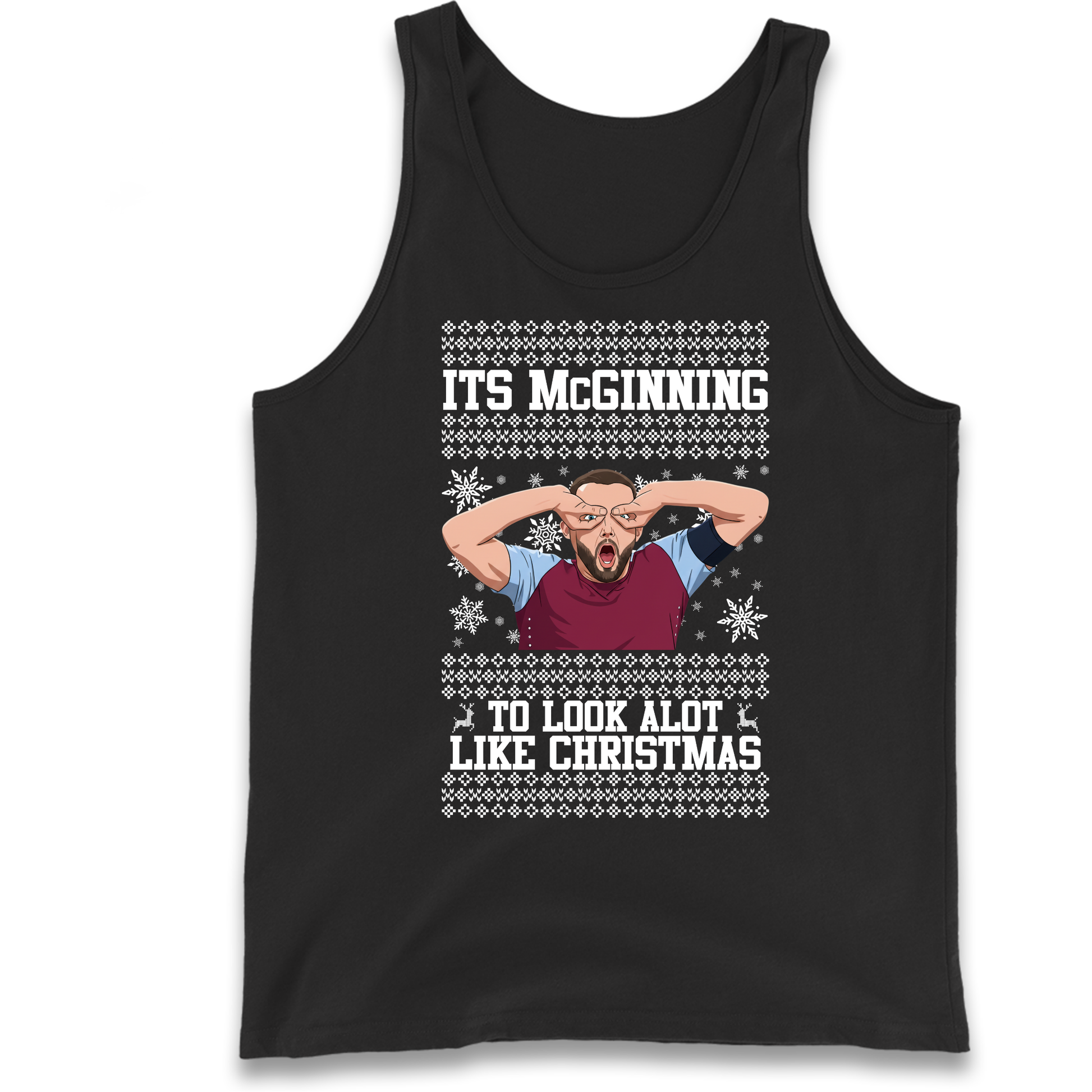 John McGinn Christmas Tank Top