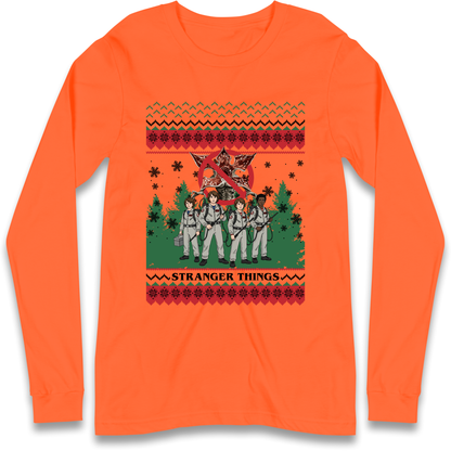 Stranger Things Demogorgon Christmas Longsleeve T Shirt