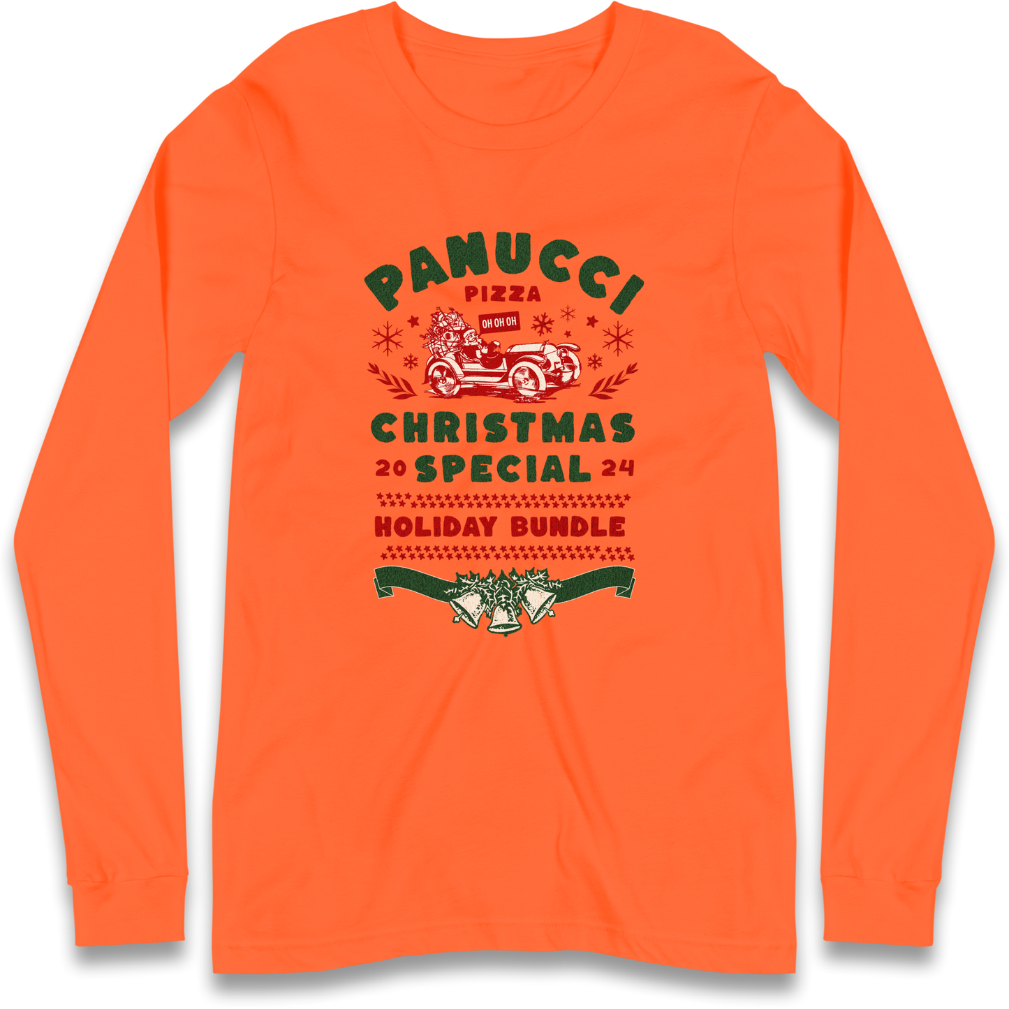 Panucci Pizza Christmas Special Christmas Longsleeve T Shirt