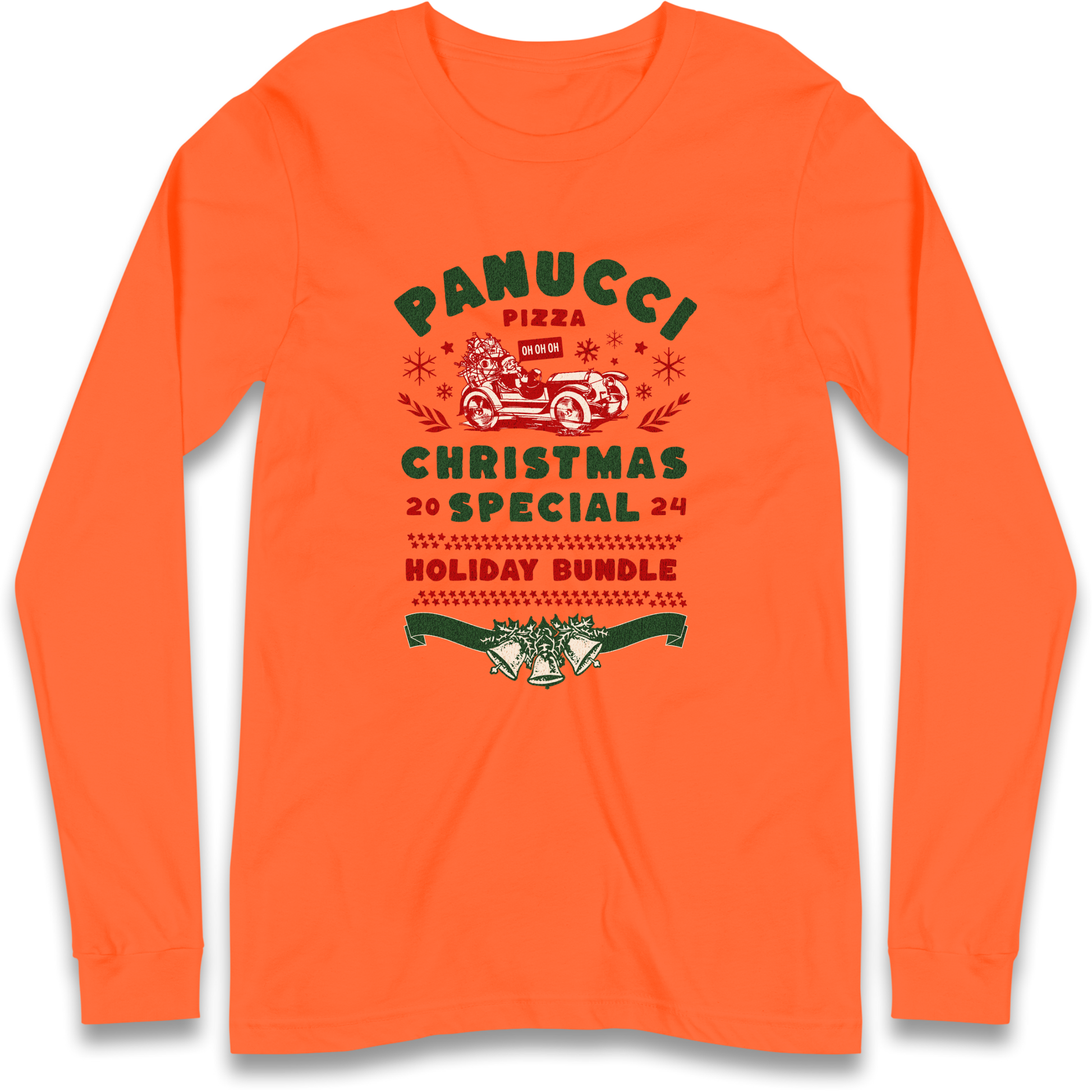 Panucci Pizza Christmas Special Christmas Longsleeve T Shirt