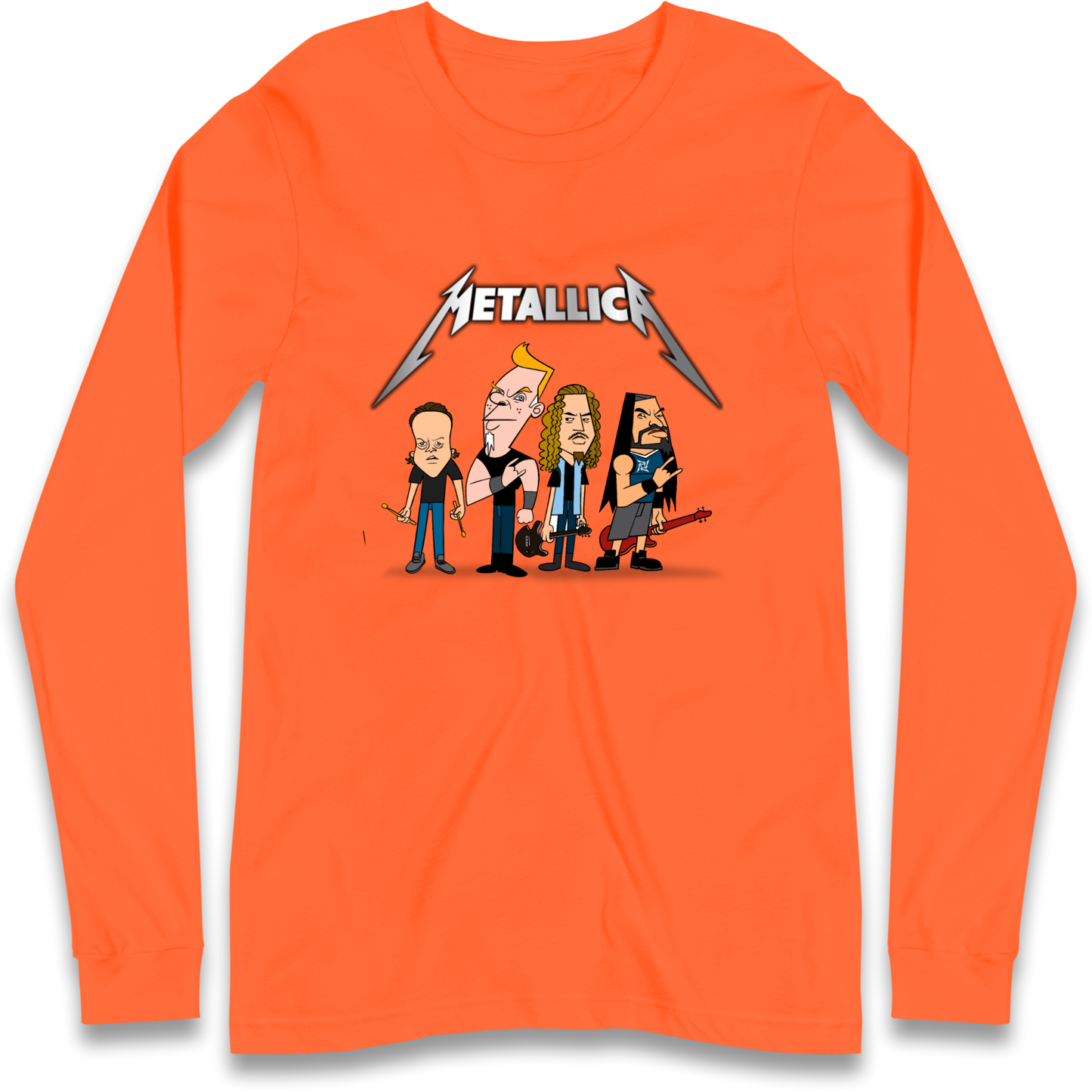 Metallica Cartoon Longsleeve T Shirt