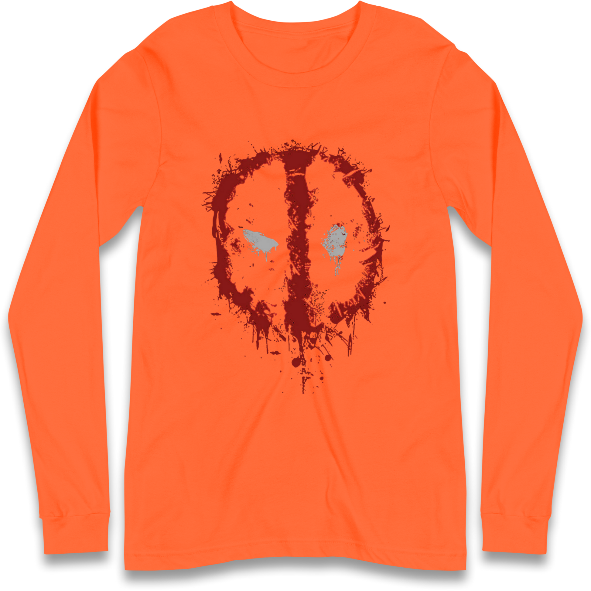 Marvel Deadpool Splatter Icon Longsleeve T Shirt