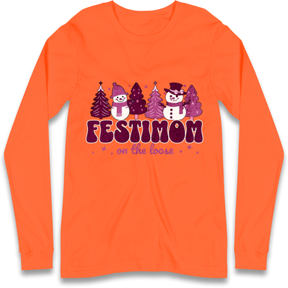 Festimom on The Loose Longsleeve T Shirt