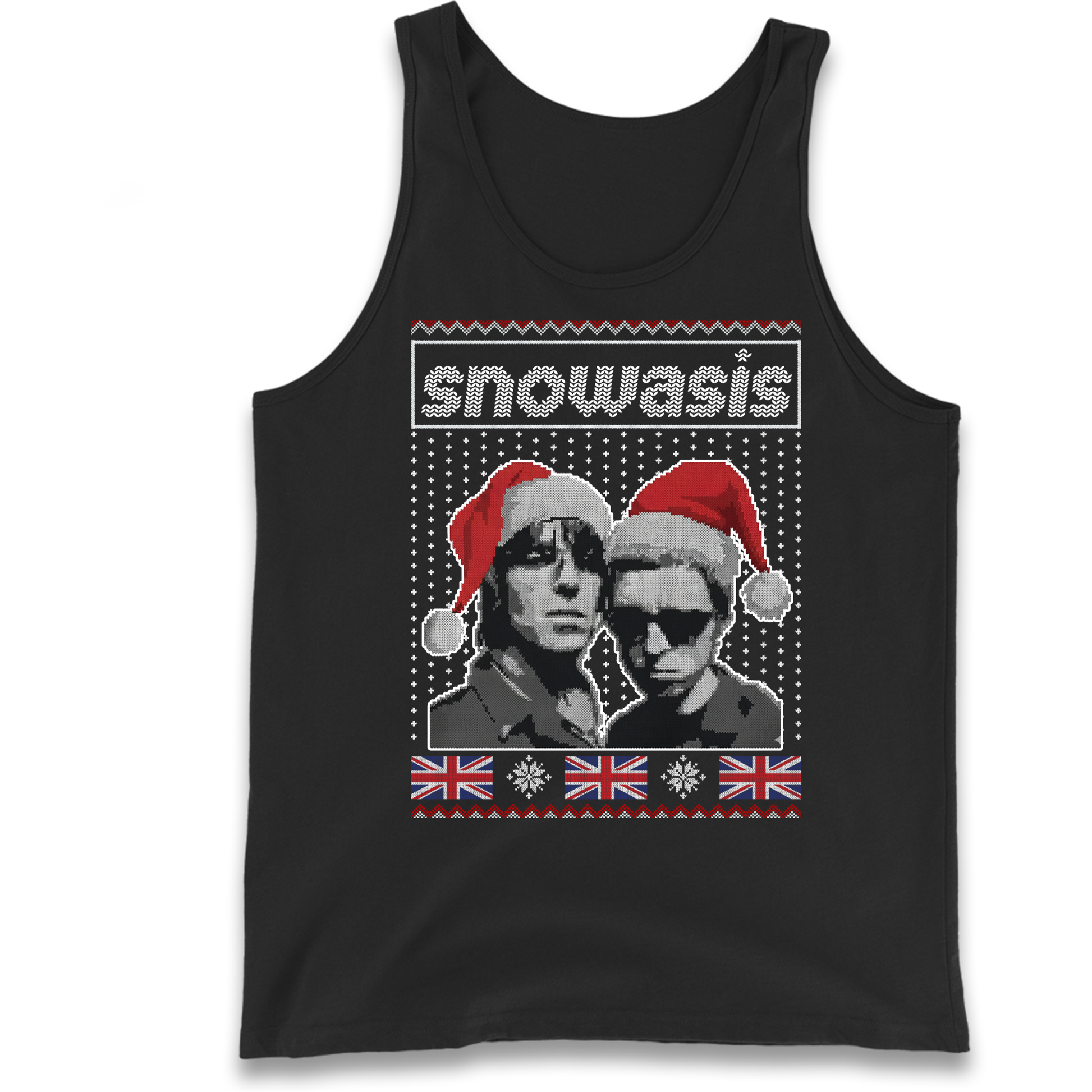 Snowasis Union Jack Christmas Tank Top