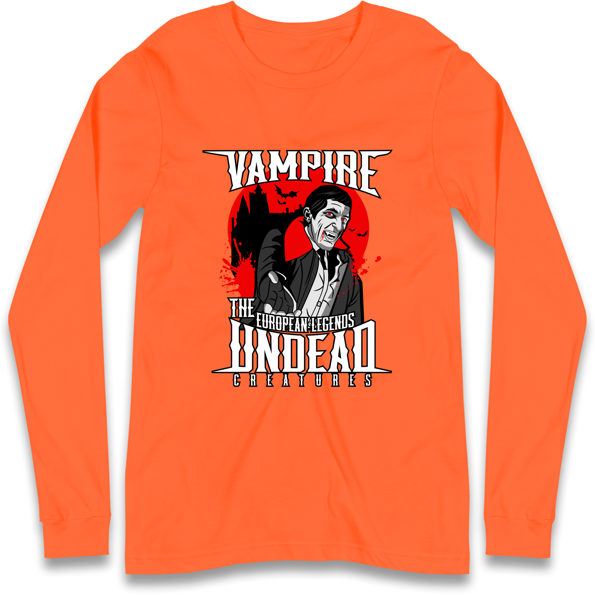 Vampire Undead Longsleeve T Shirt