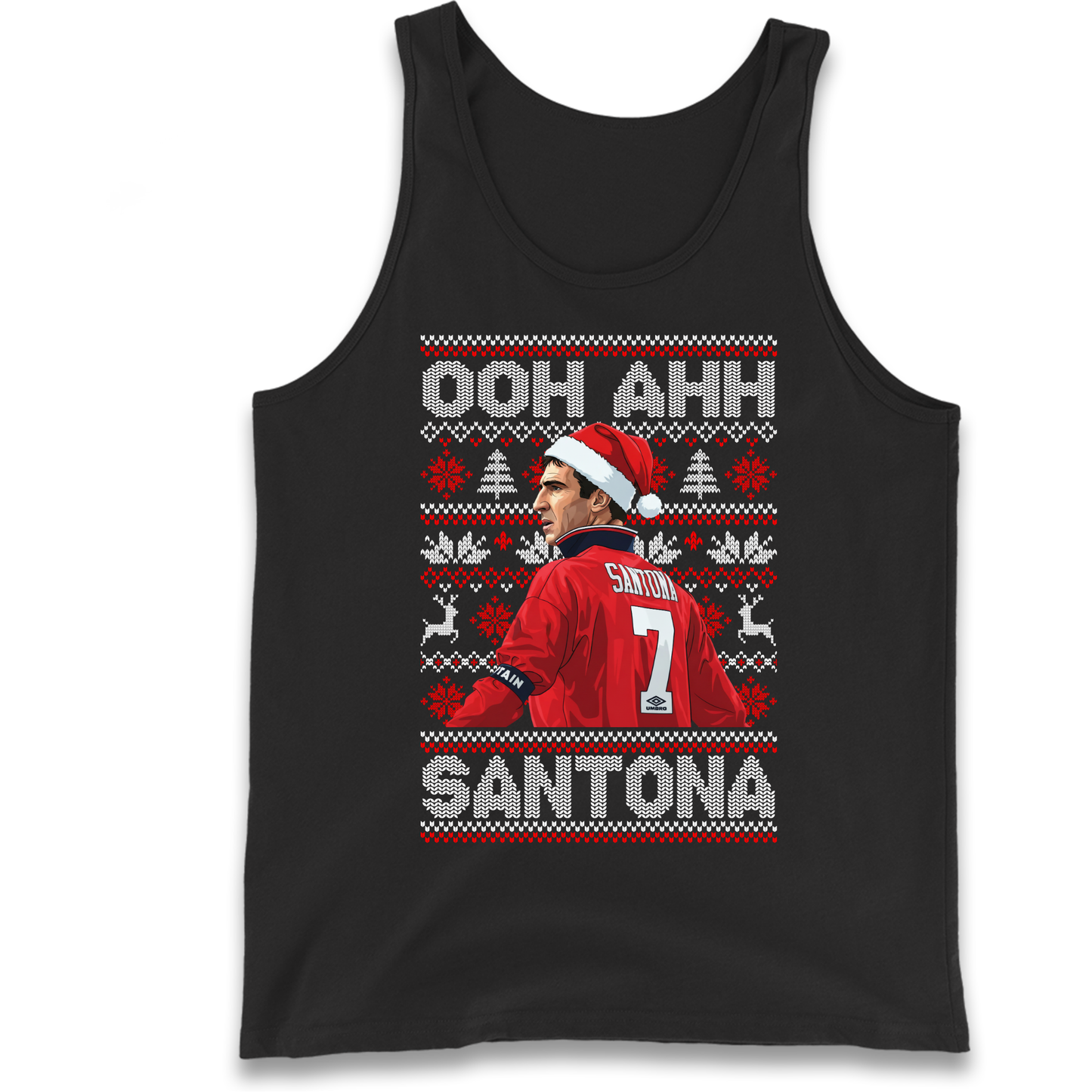 M'nchester United Christmas Tank Top