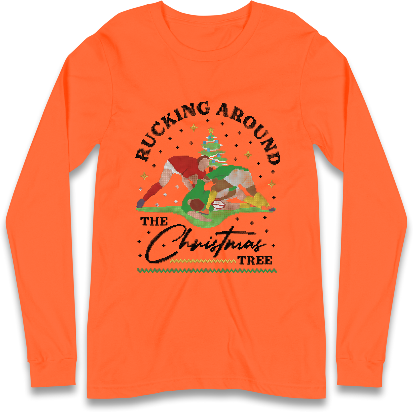 Rugby Christmas Longsleeve T Shirt