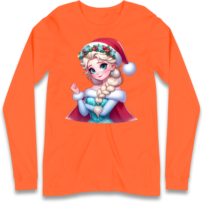 Elsa Frozen Santa Longsleeve T Shirt
