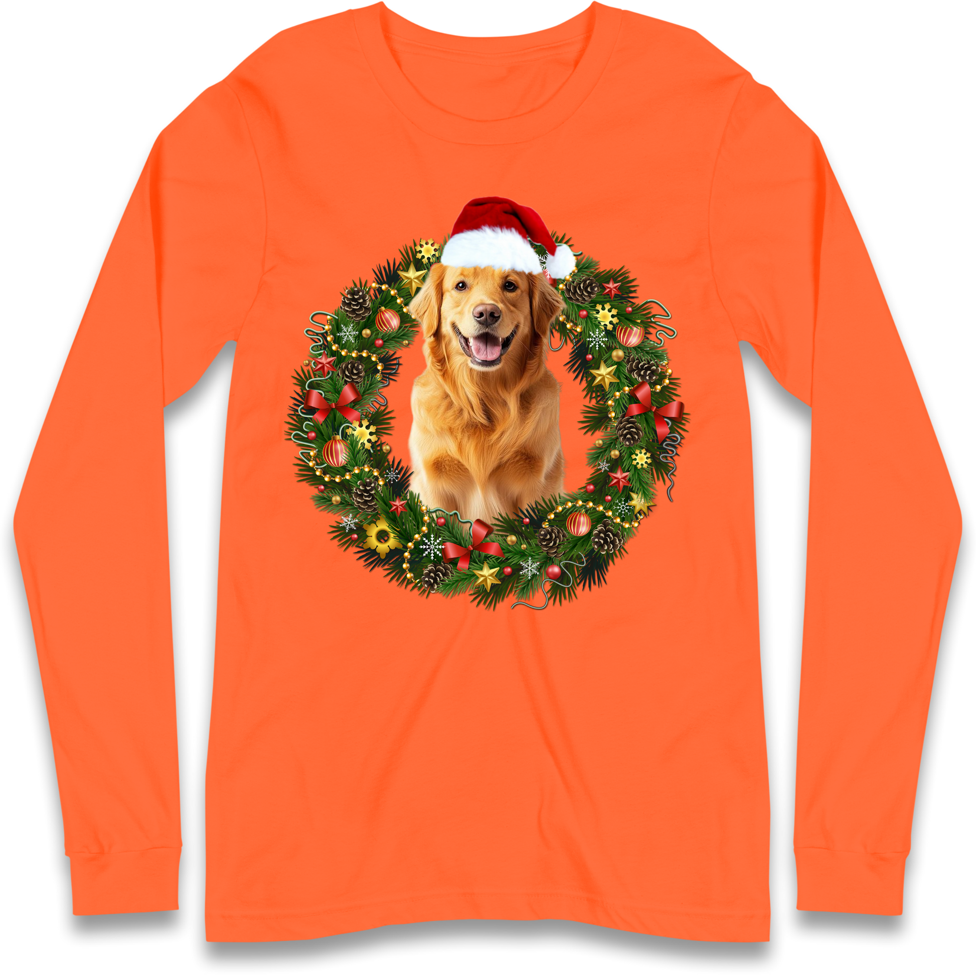 Dog Christmas Longsleeve T Shirt