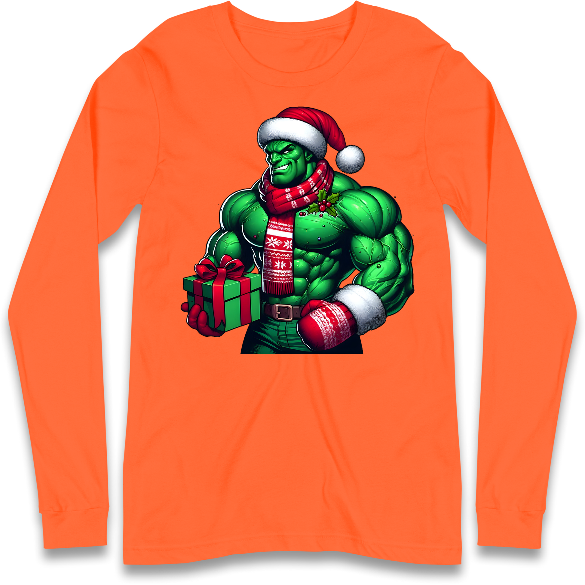 The Hulk Santa Longsleeve T Shirt