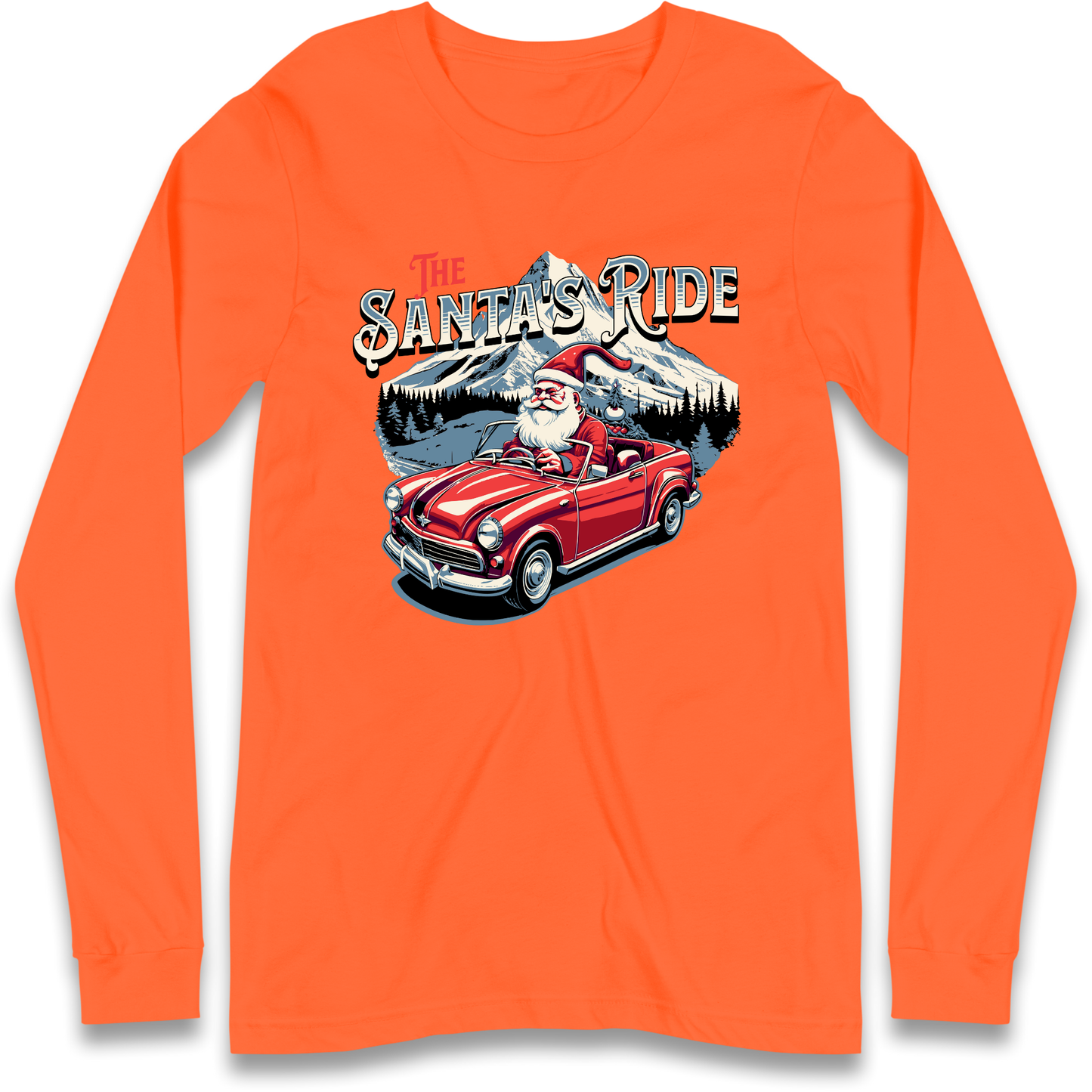 The Santas Ride Christmas Longsleeve T Shirt