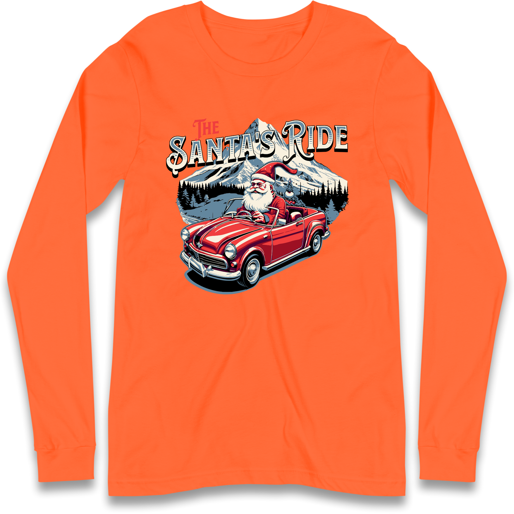 The Santas Ride Christmas Longsleeve T Shirt