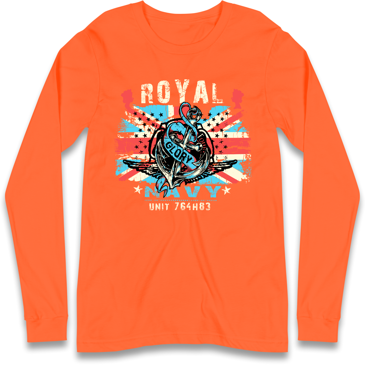 Royal Navy Glory Unit 764H83 Longsleeve T Shirt