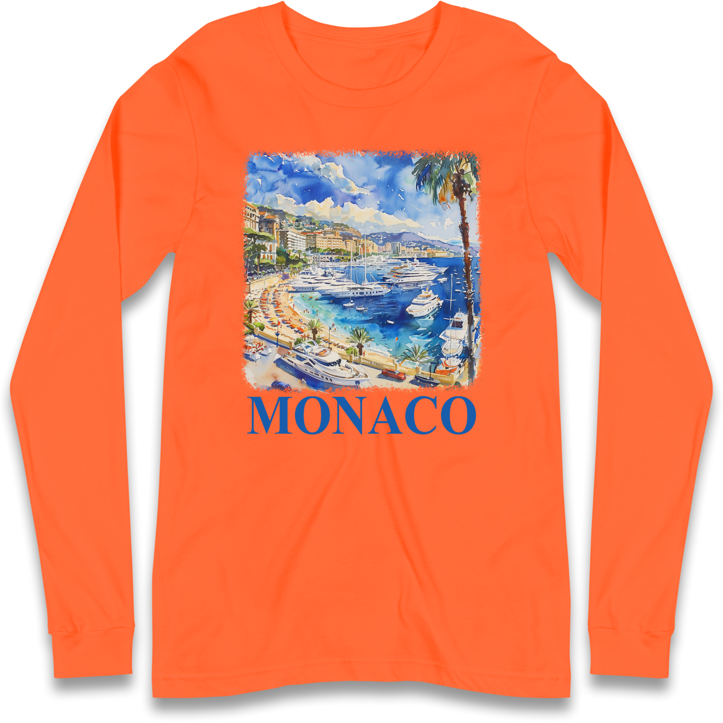 Monaco Painting Longsleeve T Shirt