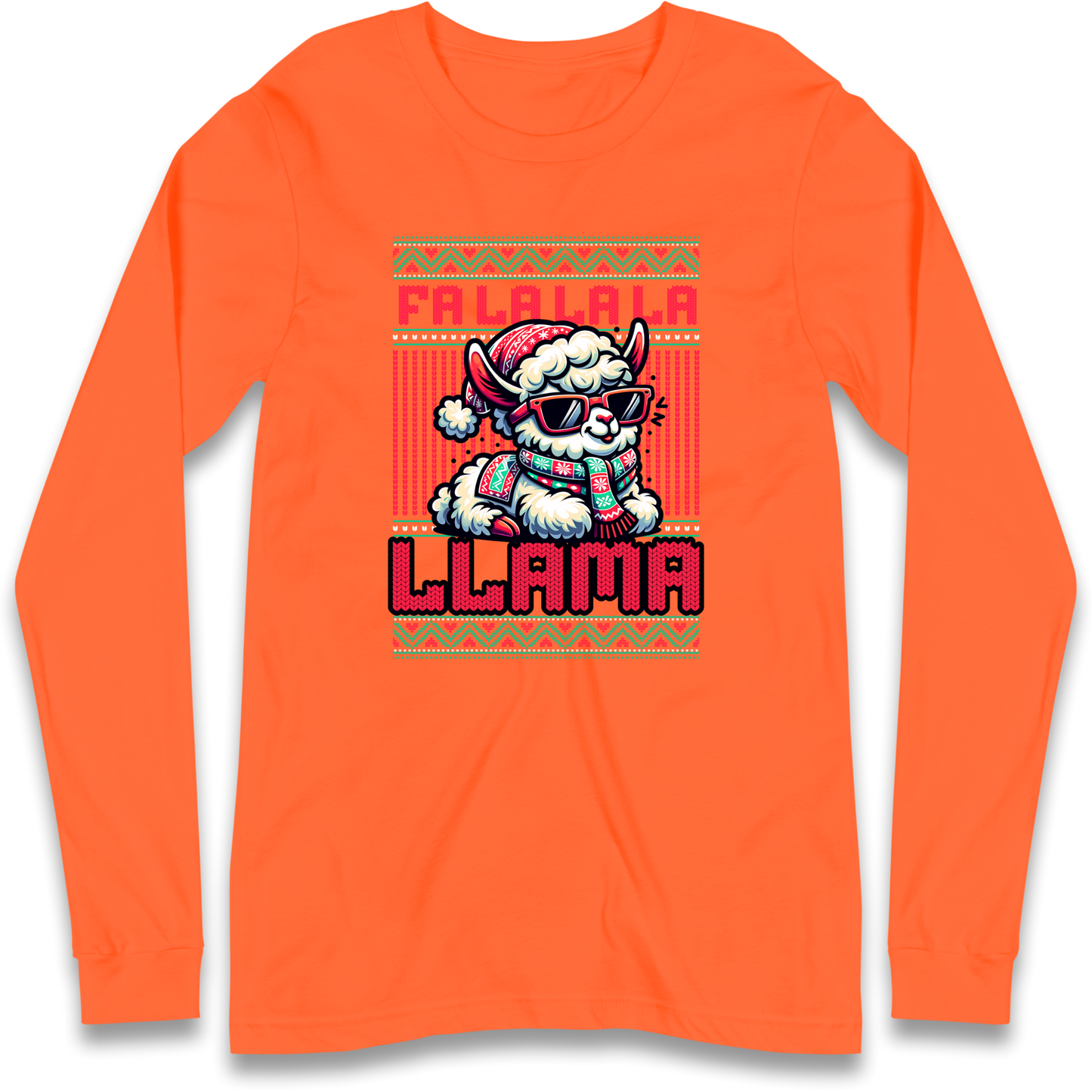 FA LA LA LA LLAMA Longsleeve T Shirt
