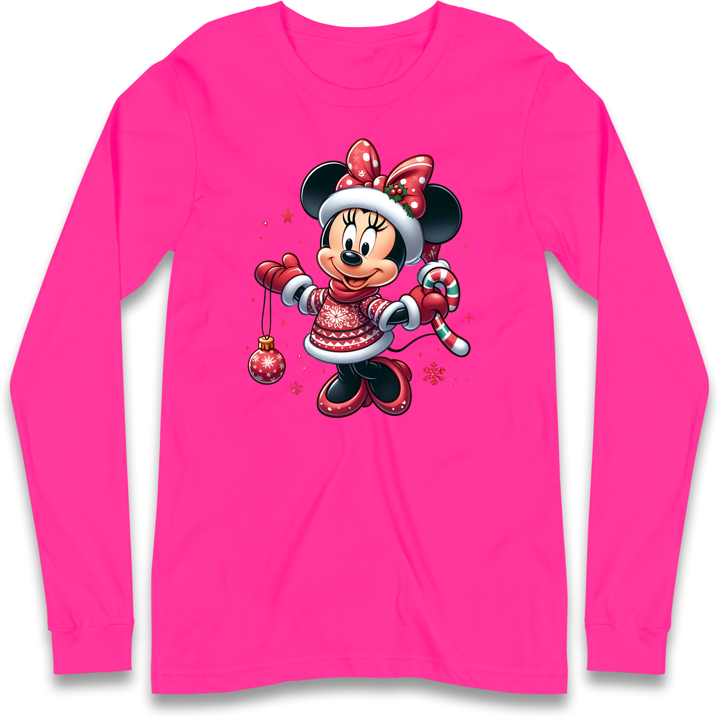 Mini Mouse Christmas Longsleeve T Shirt