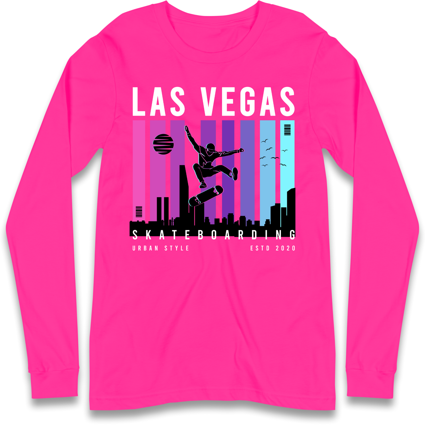 Las Vegas Skateboarding Longsleeve T Shirt