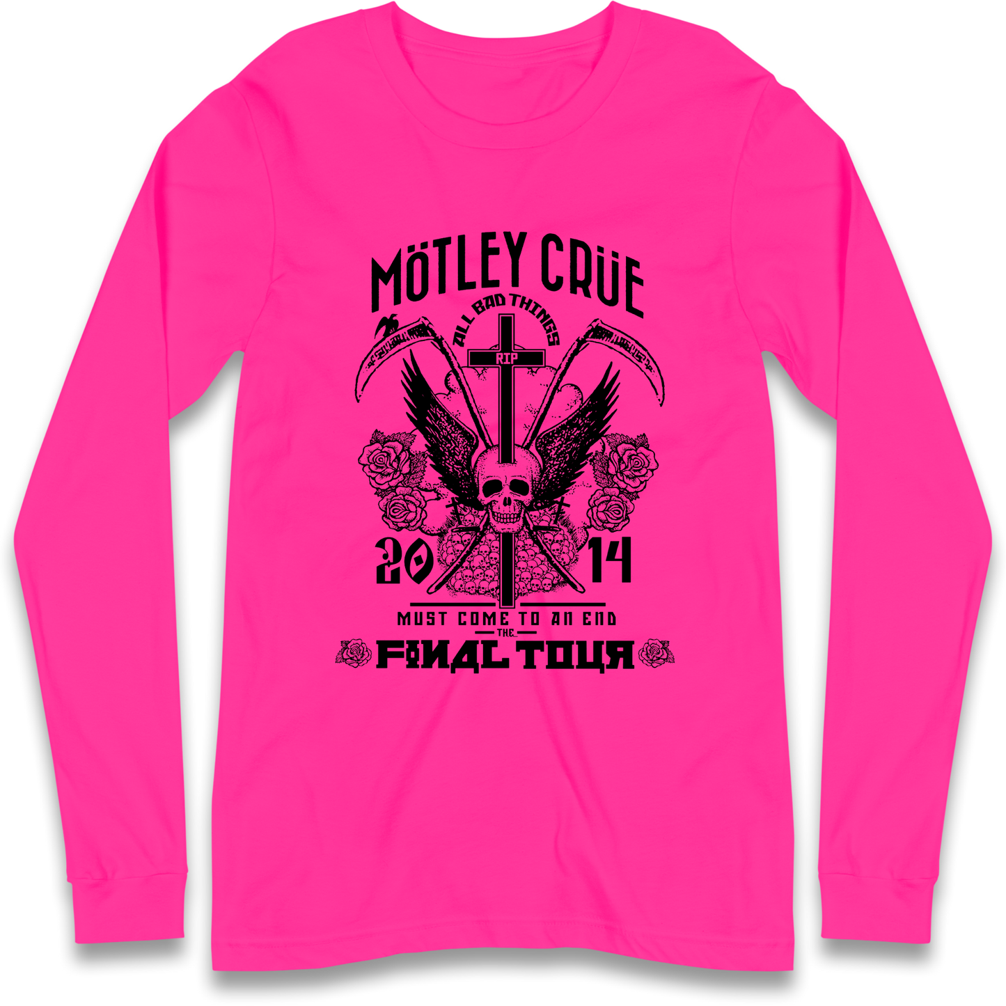 Motley Crue All Bad Things Longsleeve T Shirt