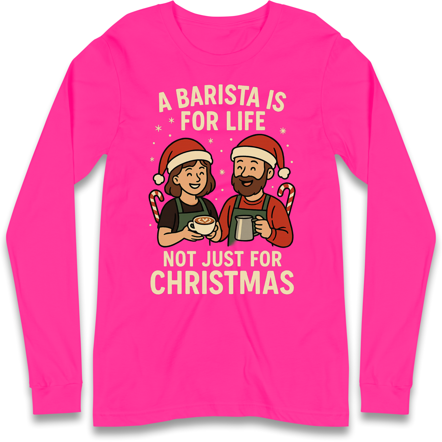 Barista Christmas Longsleeve T Shirt