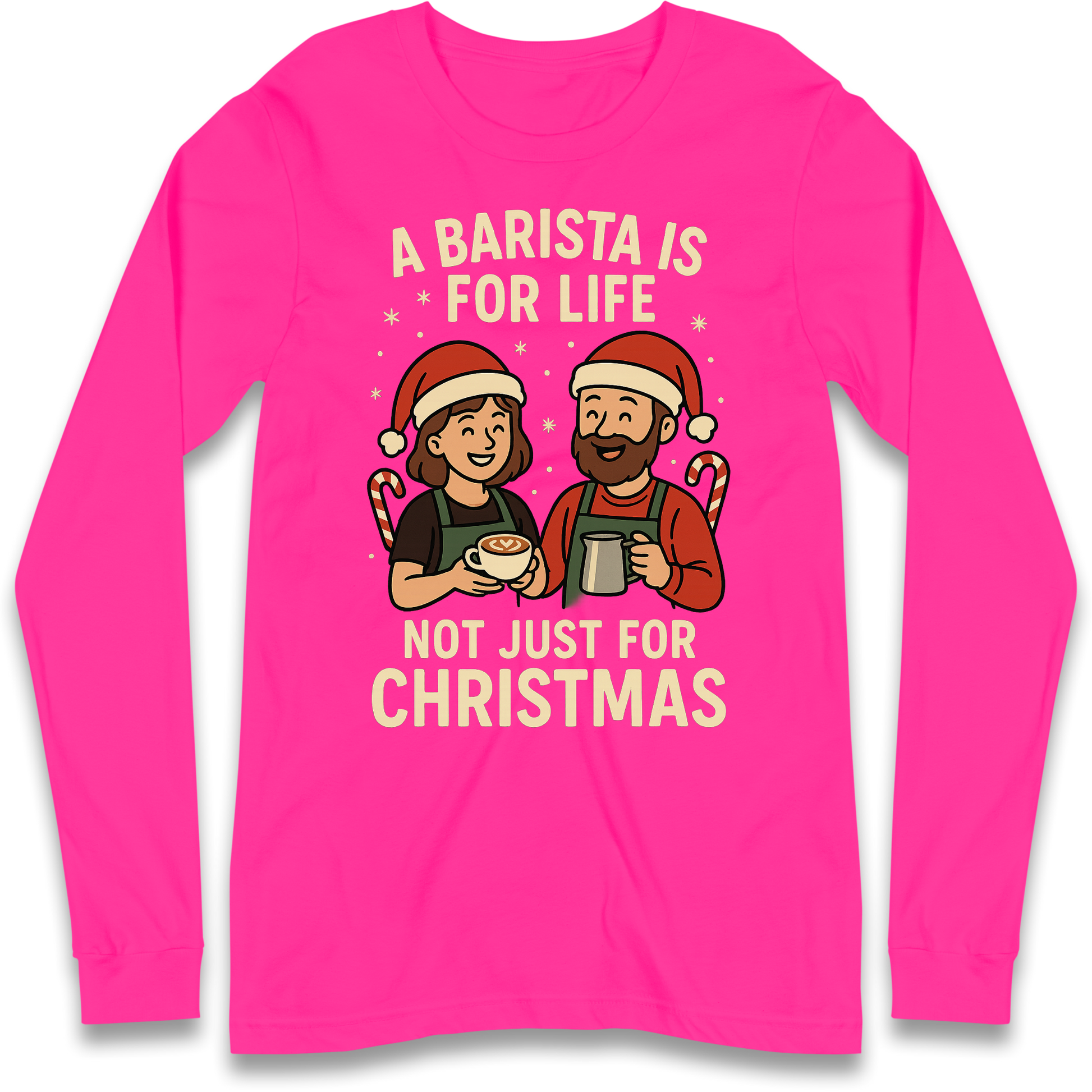 Barista Christmas Longsleeve T Shirt