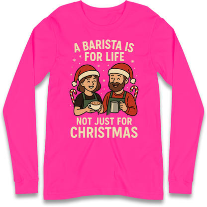 Barista Christmas Longsleeve T Shirt