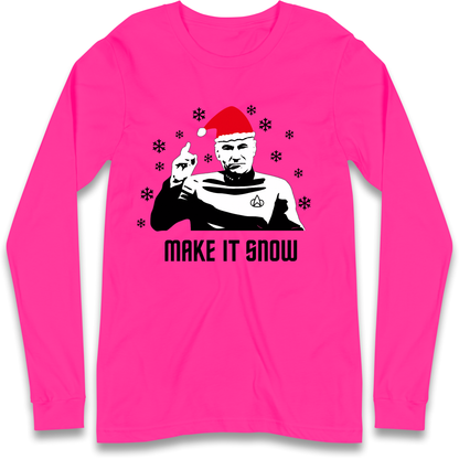 Make It Snow Longsleeve T Shirt