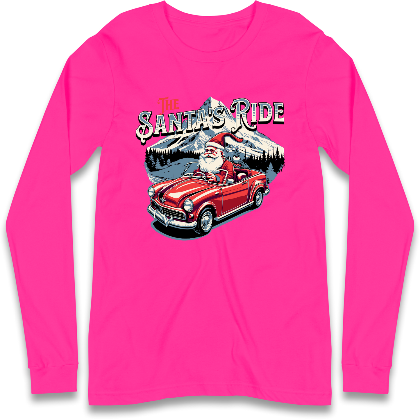 The Santas Ride Christmas Longsleeve T Shirt