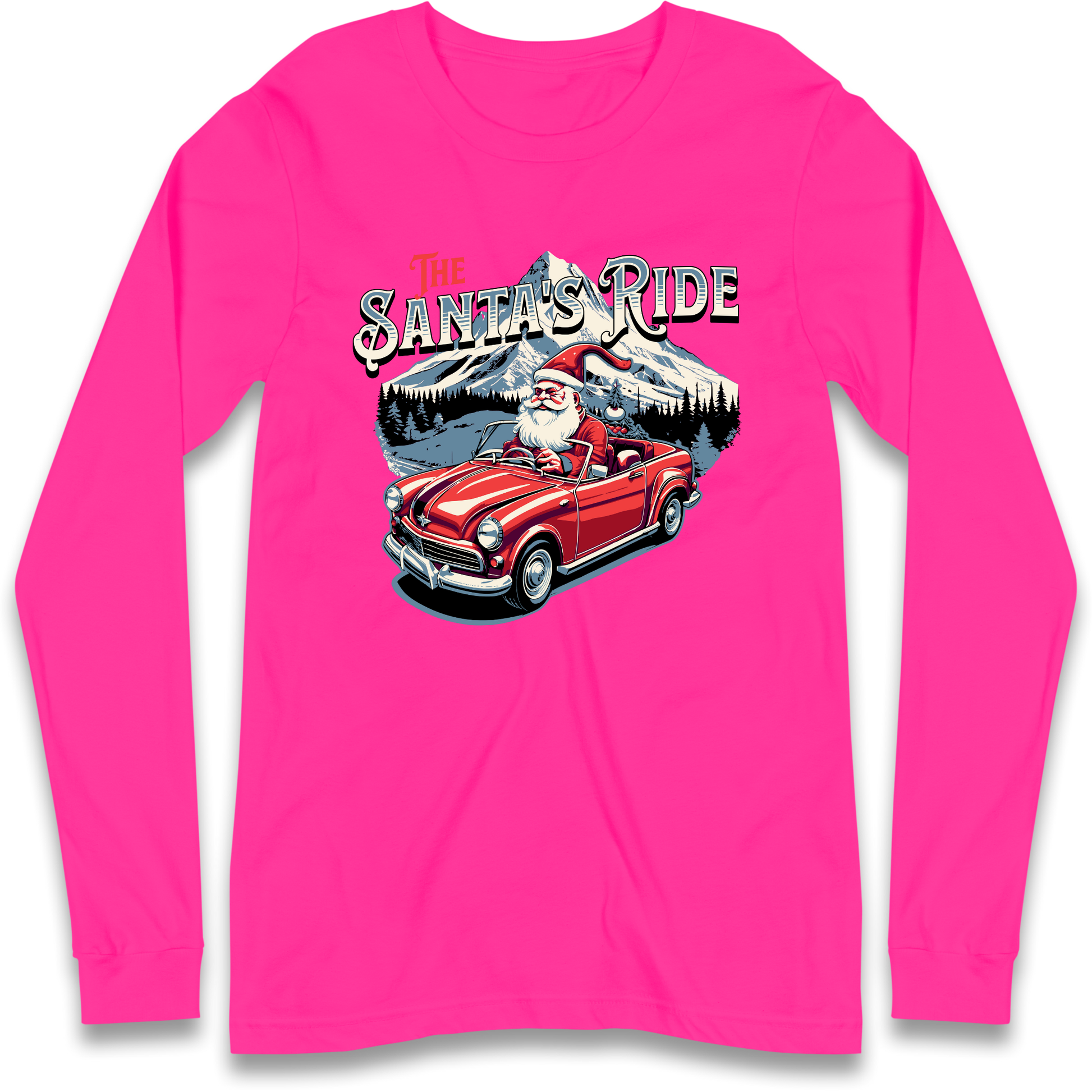 The Santas Ride Christmas Longsleeve T Shirt
