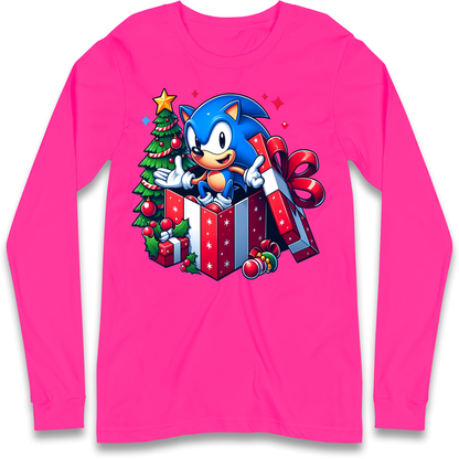 Sonic The Hedgehog Christmas Longsleeve T Shirt