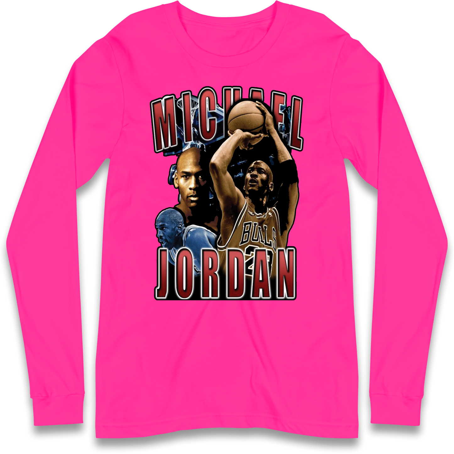 Michael Jordan Bulls Longsleeve T Shirt