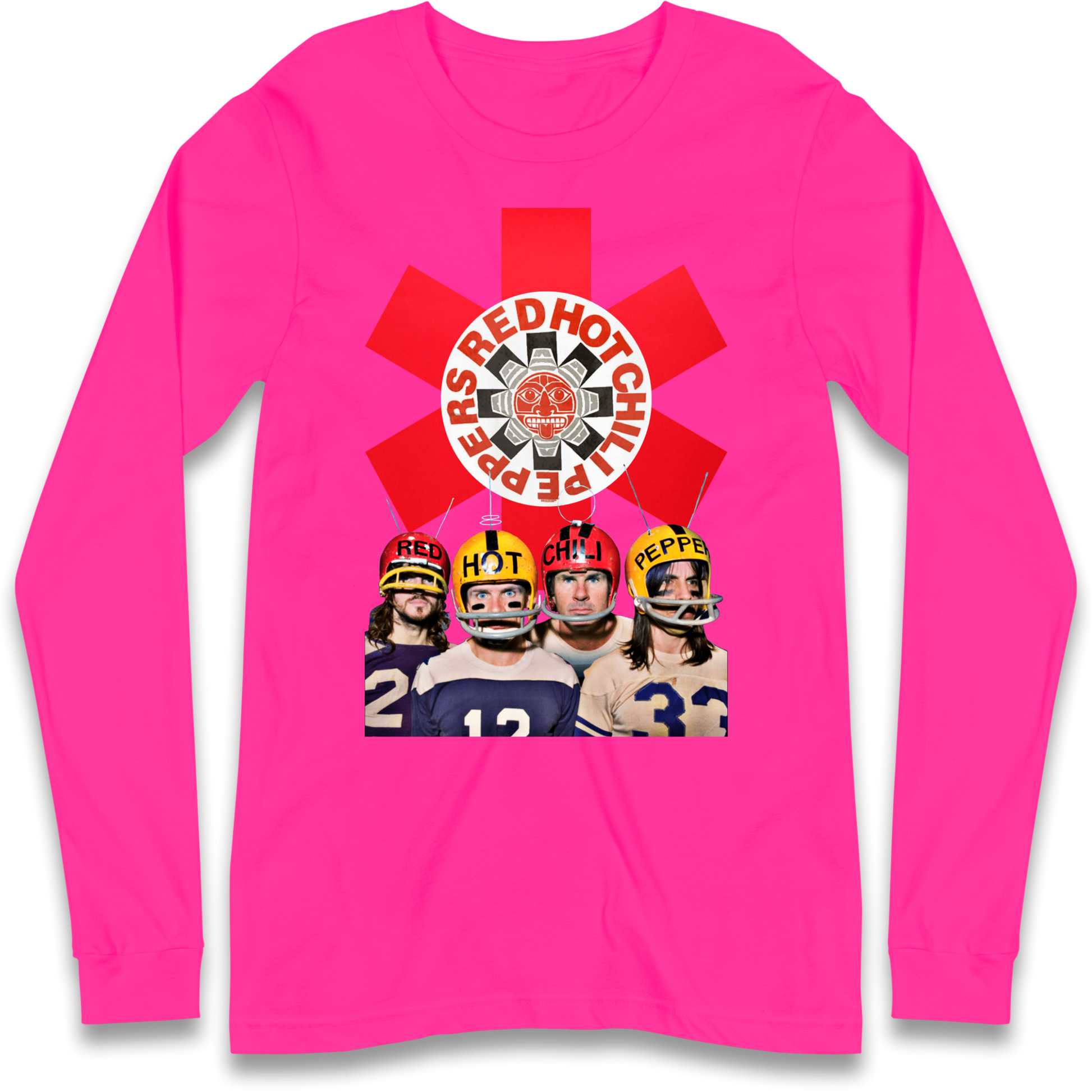 Red Hot Chilli Peppers American Football Longsleeve T Shirt