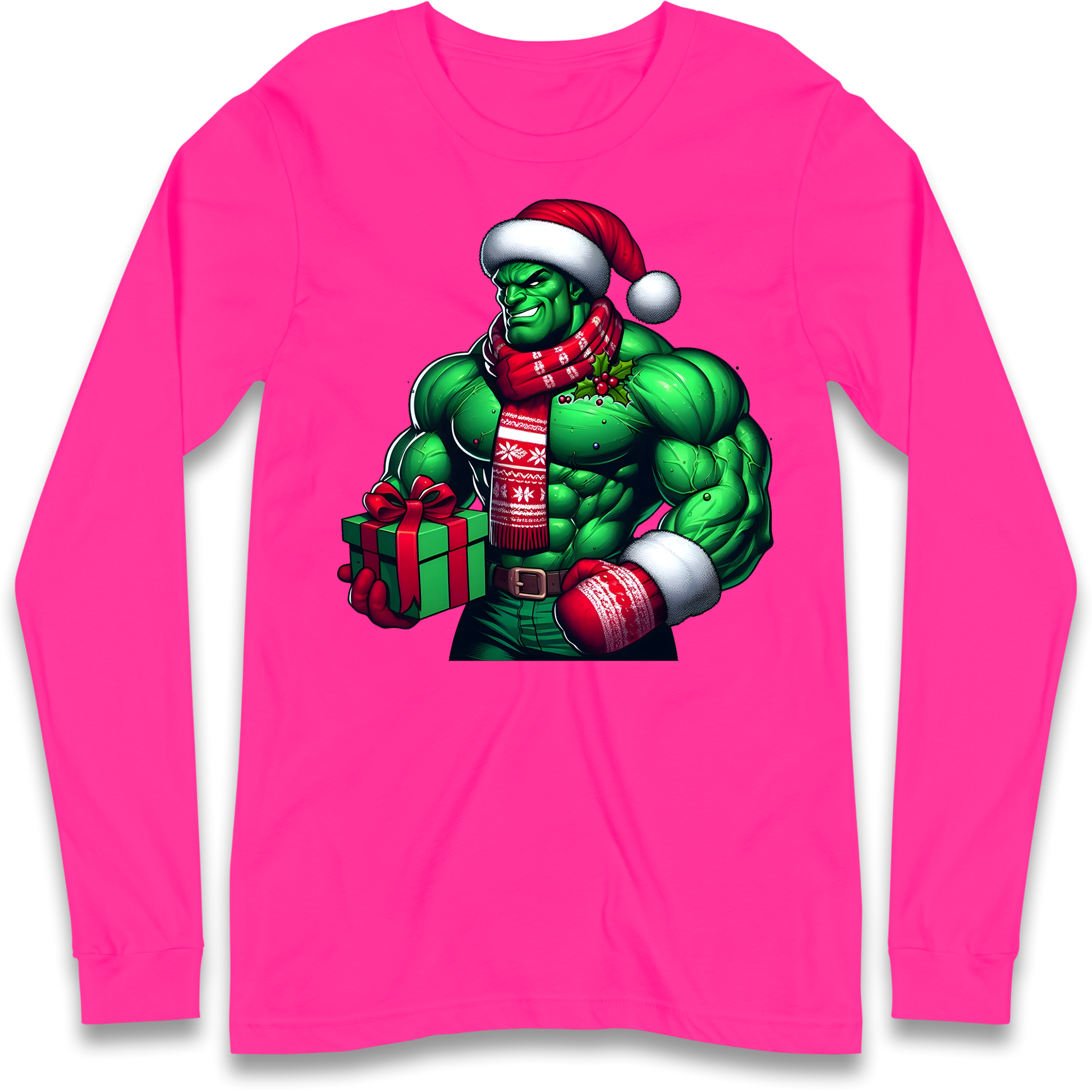 The Hulk Santa Longsleeve T Shirt