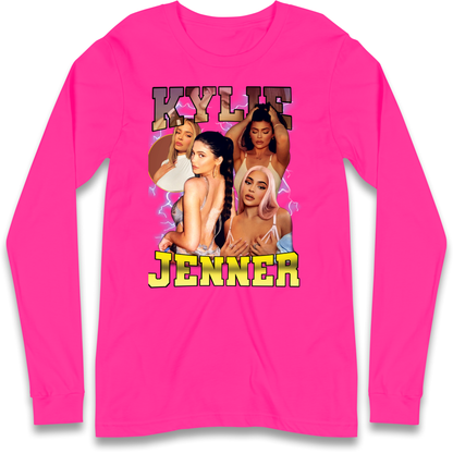 Kylie Jenner Pink Lips Longsleeve T Shirt